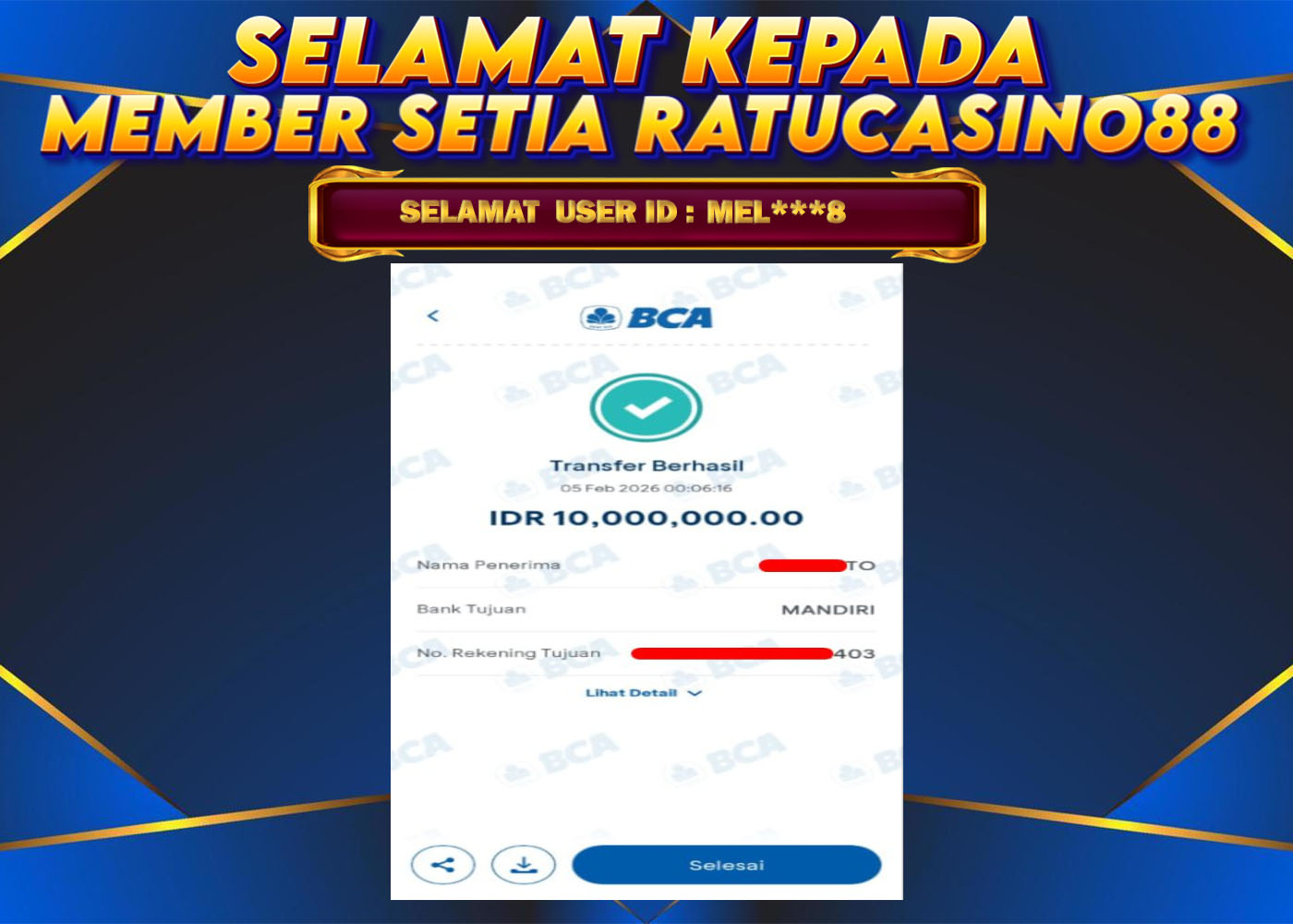 WITHDRAWAL MEMBER 218