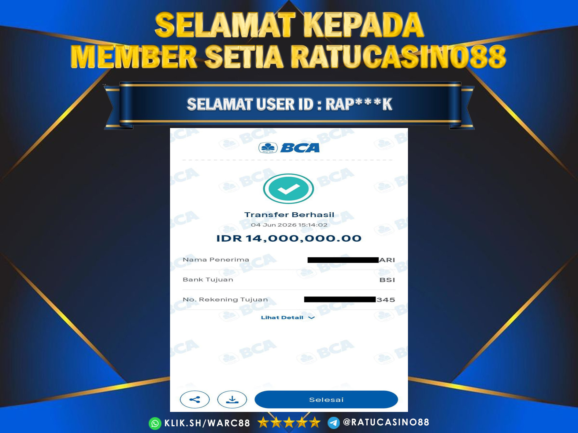 WITHDRAWAL MEMBER 225